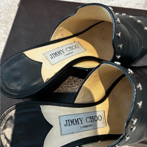 JIMMY CHOO
Myla Studded Leather Slide Sandal 36.5 - Picture 4 of 4